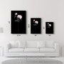 Wallity Pintura Decorativa de Vidrio Templado 46 x 72 cm